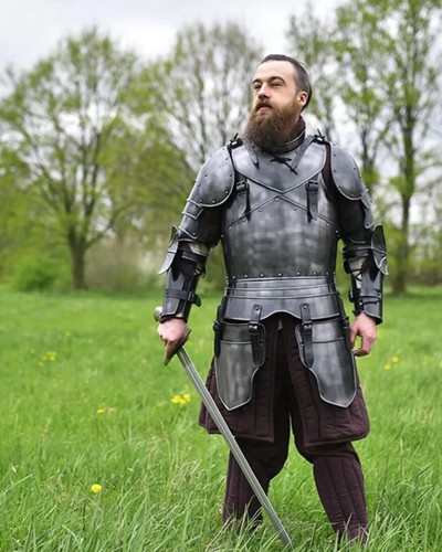 Medieval knight blackened - medieval,