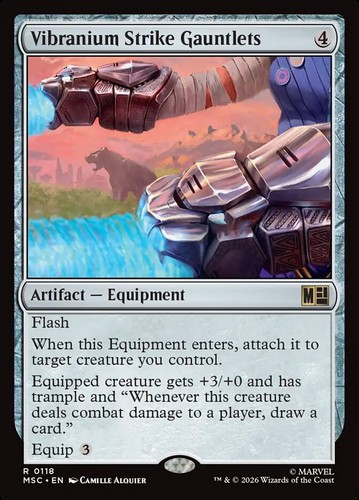 Vibranium strike gauntlets 118 - vibranium,